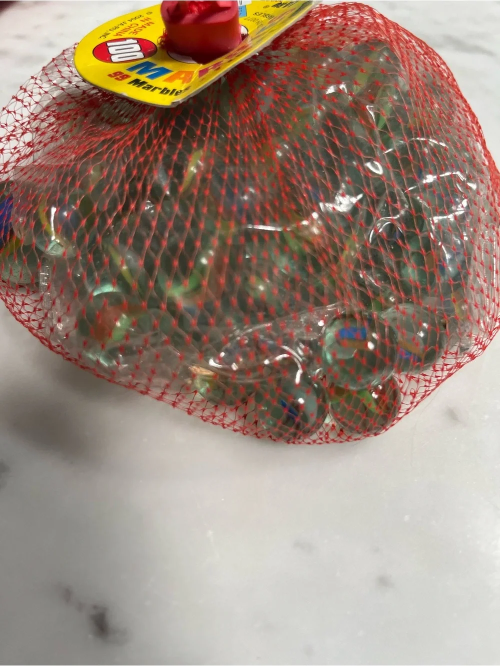 Vintage Marbles Bag Includes 99 Plus 1 Lucky Shooter Sealed Toy